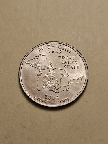 2004 michigan state quarter - d,