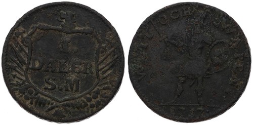 Svezia sweden daler 1717 - svezia,